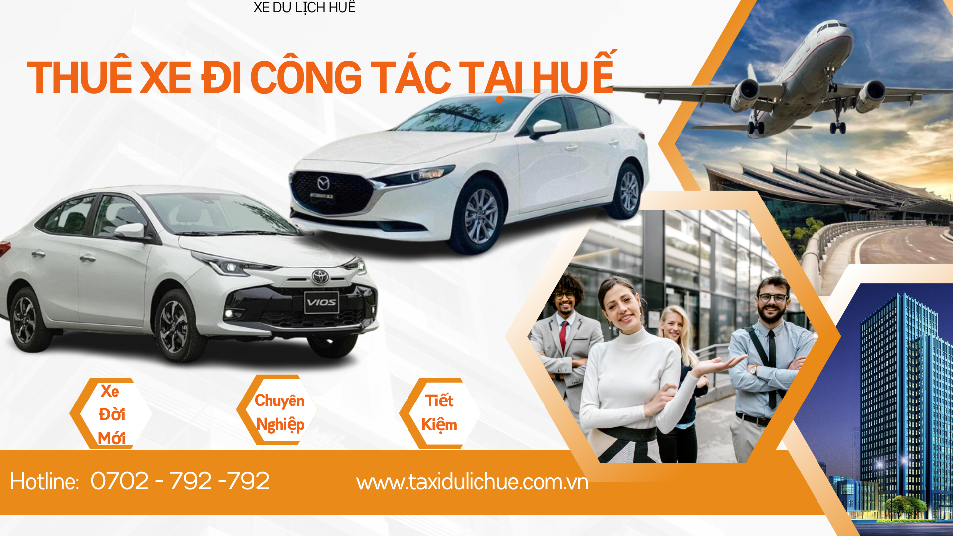 Thuê xe 4 chổ công tác tại Huế