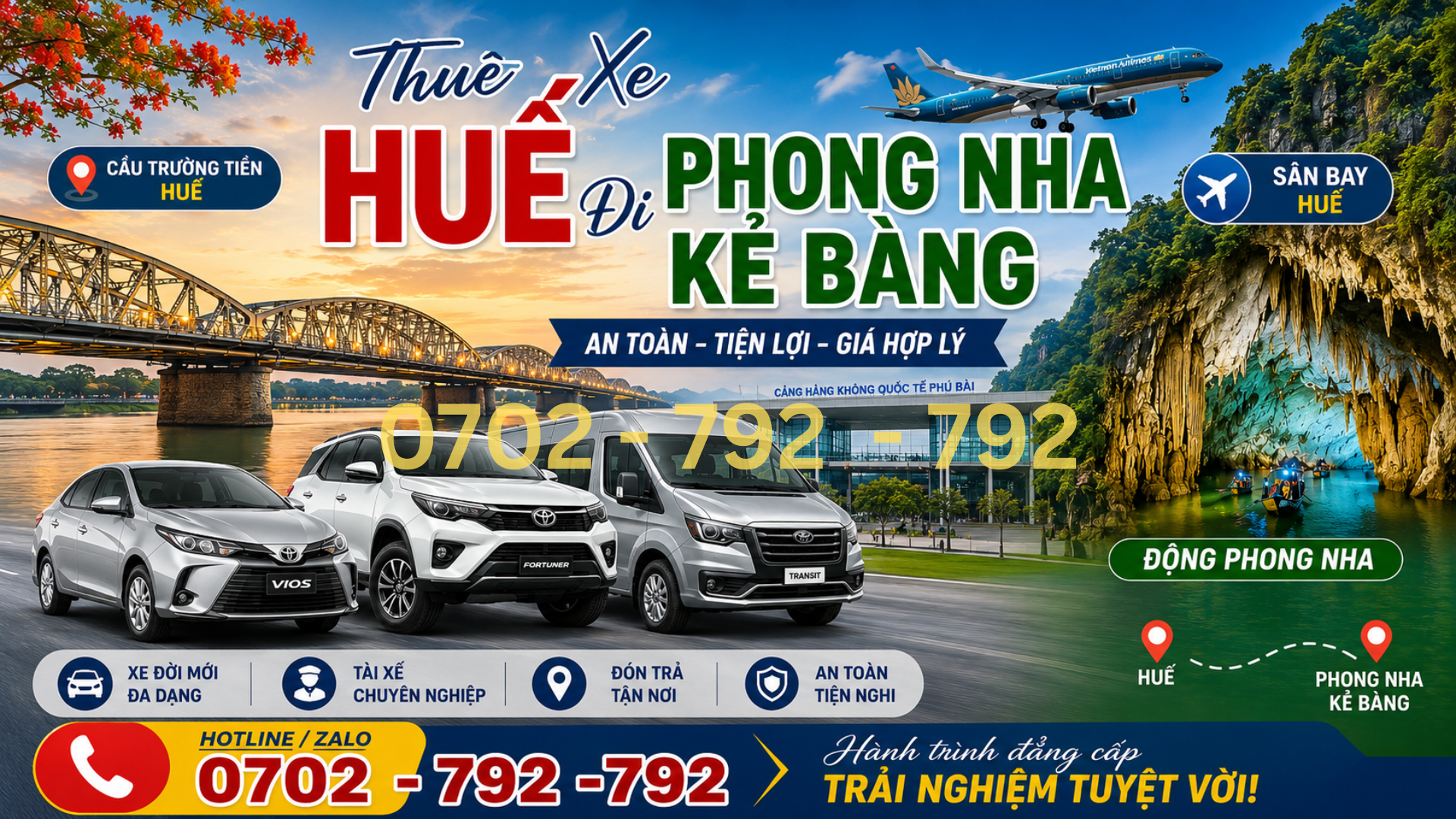 Thuê Xe Huế Đi Phong Nha Quảng Bình
