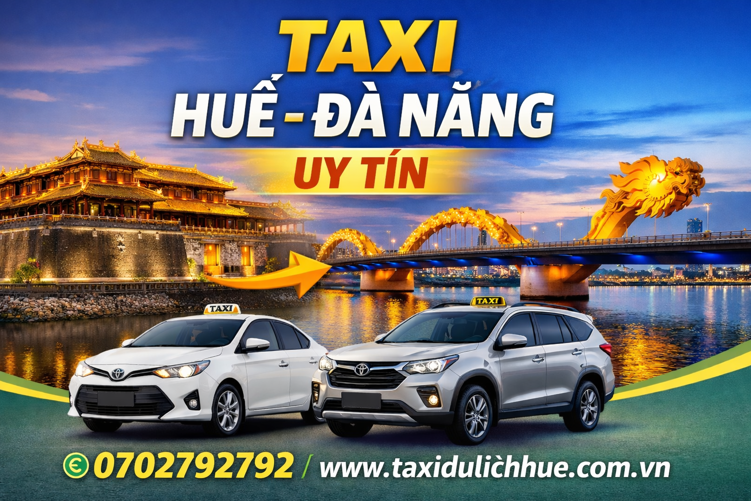 taxi huế đà nẵng uy tín