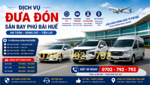dịch vụ đưa đón sân bay Phú Bài