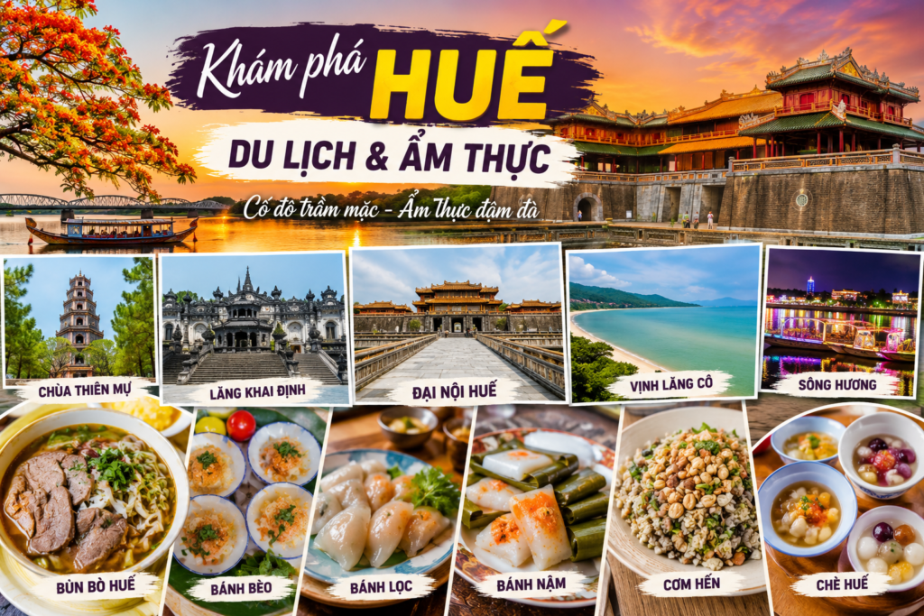 du lịch và ẩm thực huế